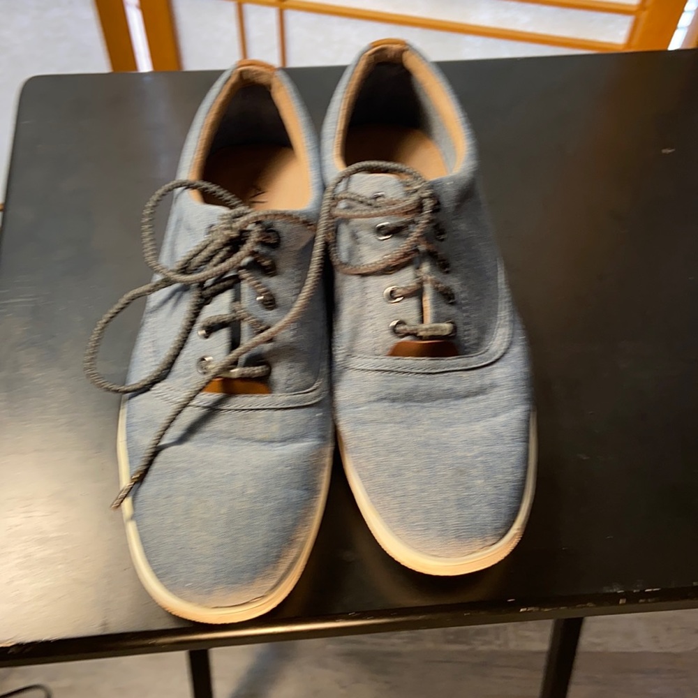 Aldo blue jeans tennis shoes